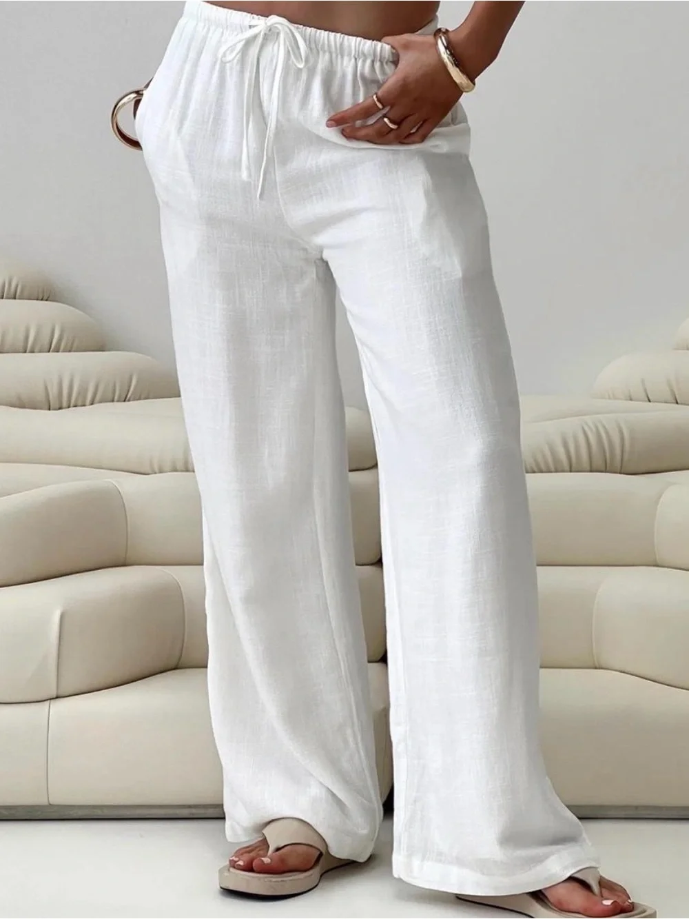 Princess Polly Parklea Pants White
